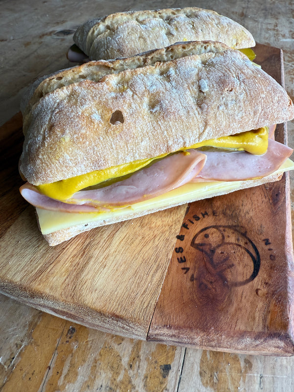 L&F Cubano - Ham, Pickle, Mustard & Cheese