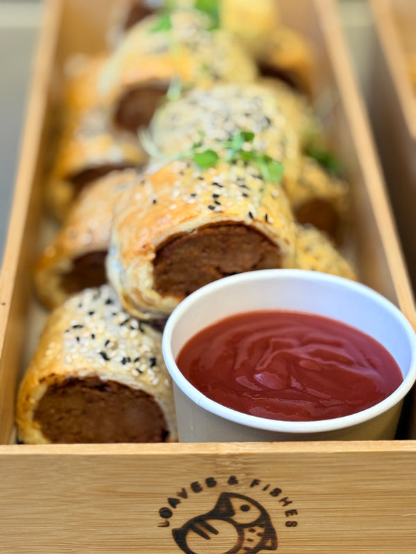 Homemade Herb and Onion Sausage Rolls