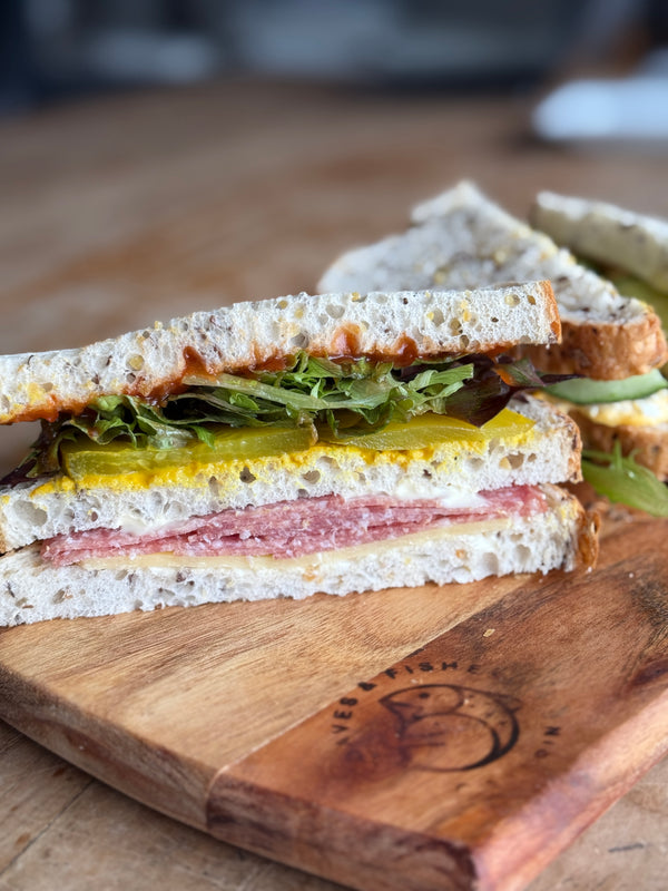 Triple Layer Sandwiches - Ham / Smoked Chicken / Vegetarian