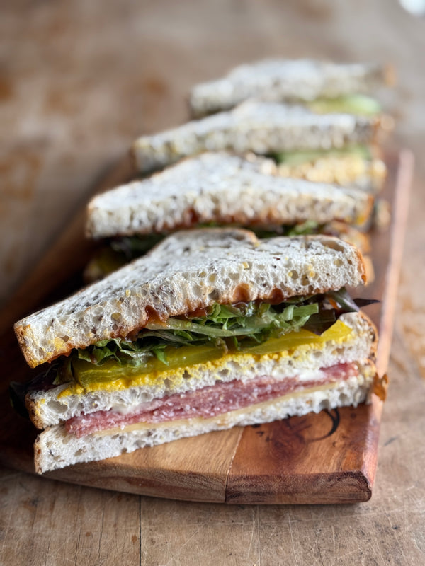 Triple Layer Sandwiches - Ham / Smoked Chicken / Vegetarian