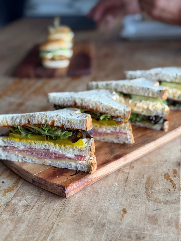 Triple Layer Sandwiches - Ham / Smoked Chicken / Vegetarian