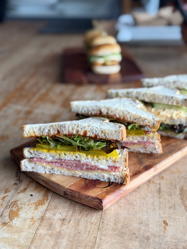 Triple Layer Sandwiches - Ham / Smoked Chicken / Vegetarian