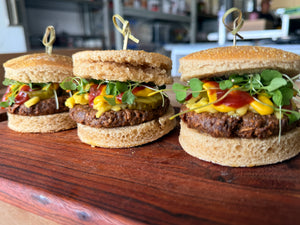 GF Vegan Slider w Plant Based Pattie