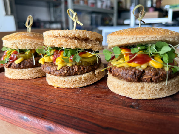 GF Vegan Slider w Plant Based Pattie